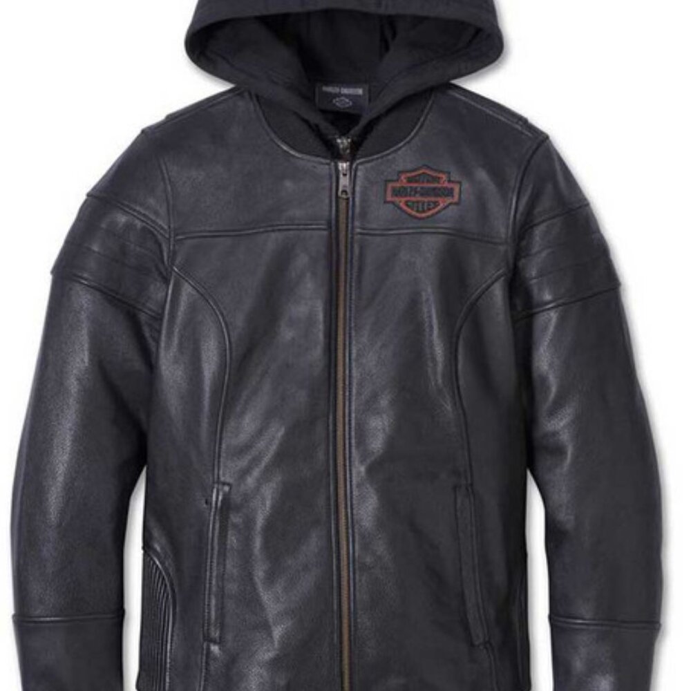 Harley-Davidson Women's Miss Enthusiast Leather 3-in-1 Jacket, NWT